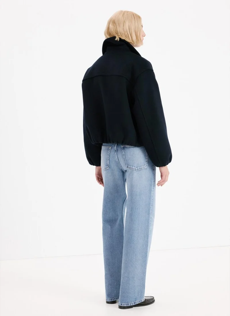 مانجو Straight low-waist jeans